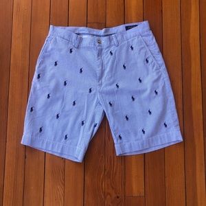 Men’s Polo Ralph Lauren Pinstripe Pattern Shorts